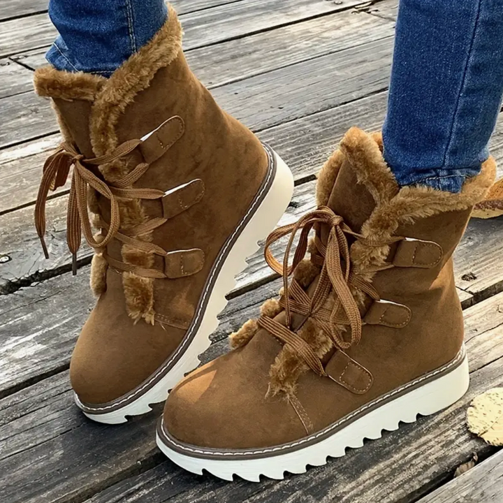 Iris Plume Winter Boots by Belsetta