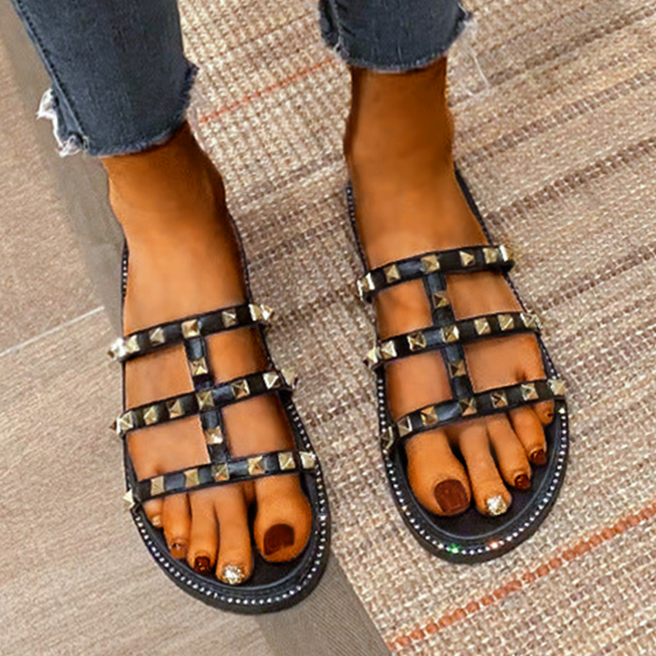 Pearl Plume Platform Sandals by Belsetta