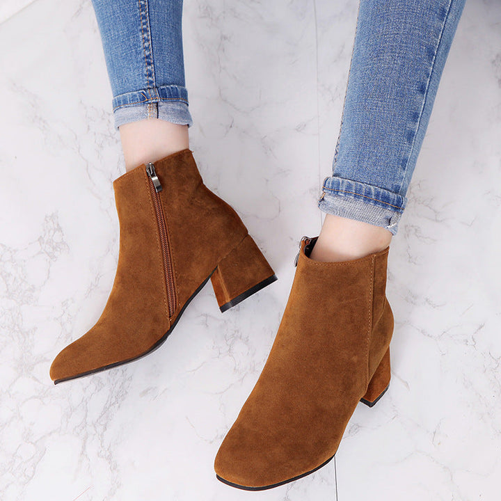 Lara Waltz Heeled Boots by Belsetta