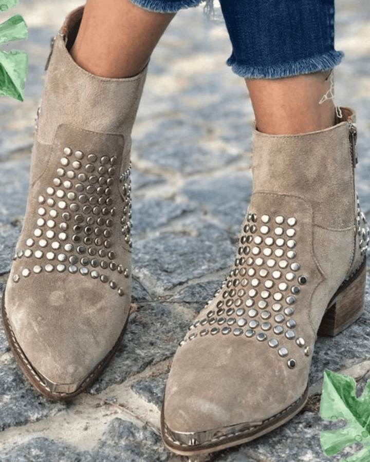 Everly Cameo Ankle Boots
