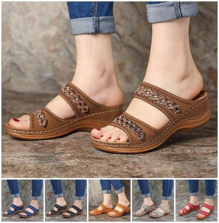 Clara Waltz Embellished Sandals by Belsetta