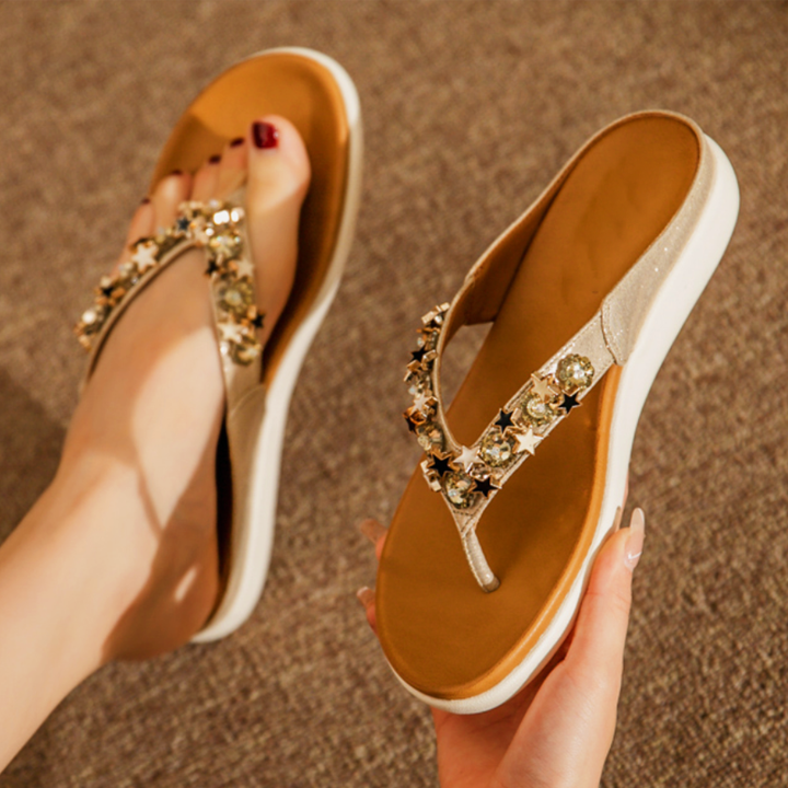 Belle Bloom Slide Sandals by Belsetta