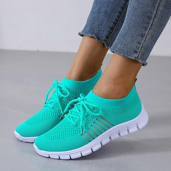 Georgia Locket Everyday Sneakers – Turquoise
