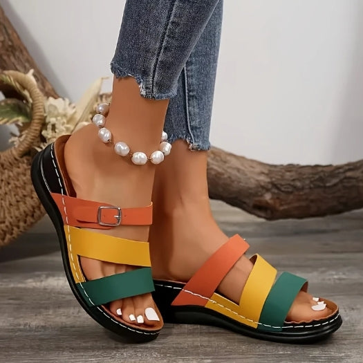 Celeste Ballad Heeled Sandals by Belsetta