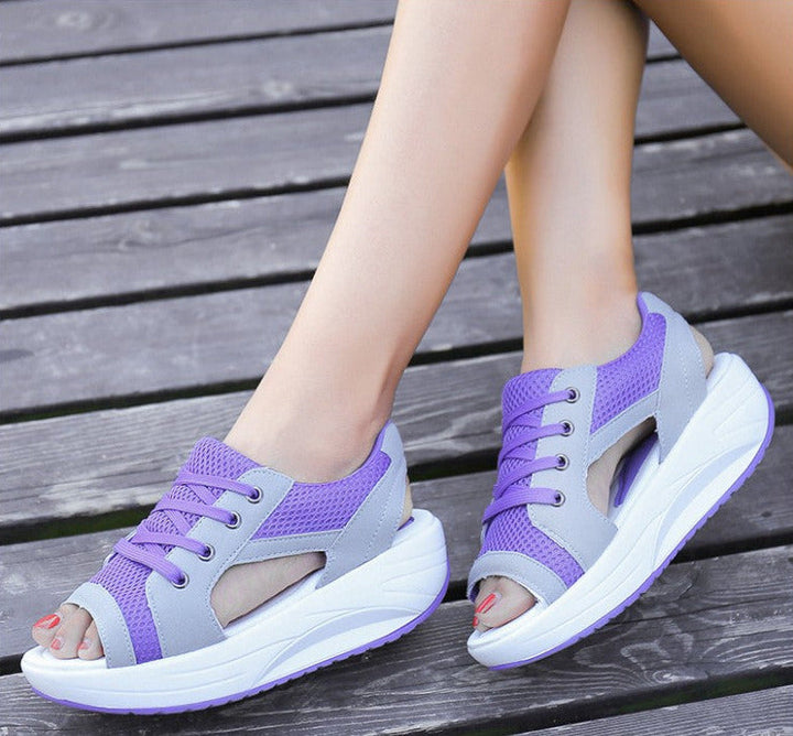 Elara Ballad Platform Sandals by Belsetta
