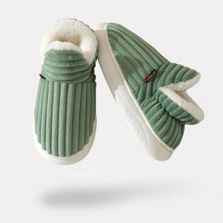Remi Posy Indoor Slippers – Green