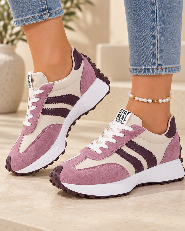 Emery Sonnet Platform Sneakers – Purple