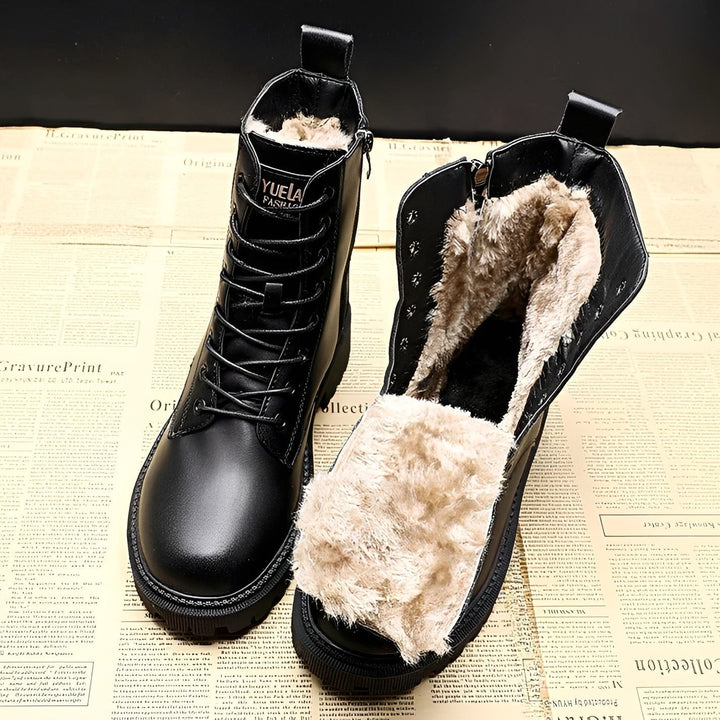 Brielle Garland Ankle Boots – Black