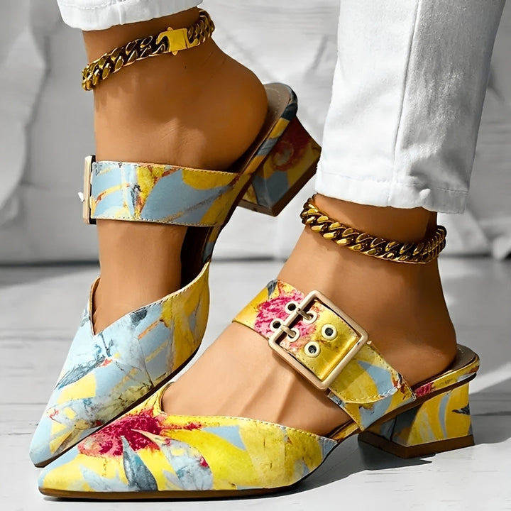 Payton Garland Pumps – Yellow