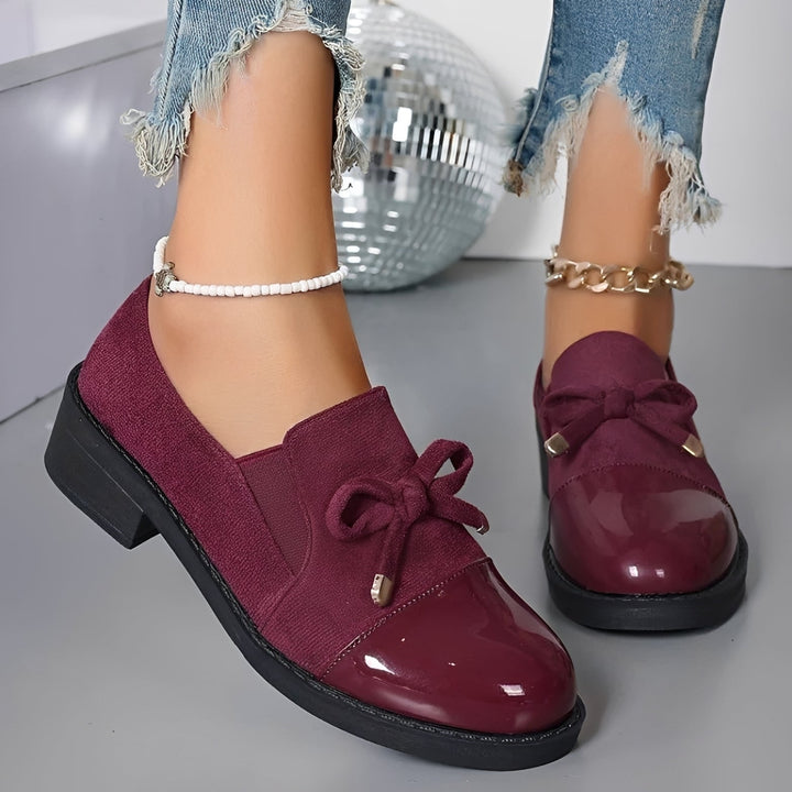 Makenna Ribbon Loafers – Red