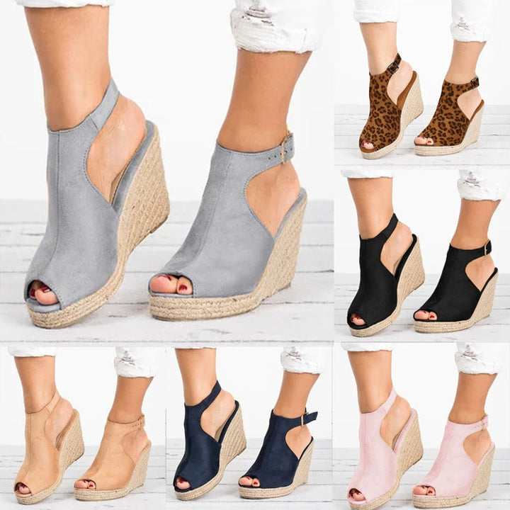 Hallie Ballad Wedge Sandals by Belsetta