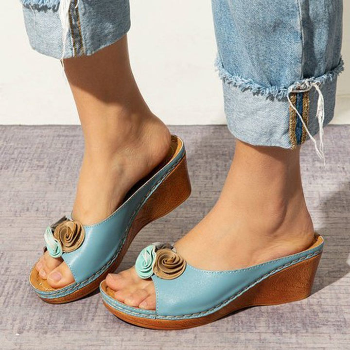 Sienna Ballad Wedge Sandals by Belsetta