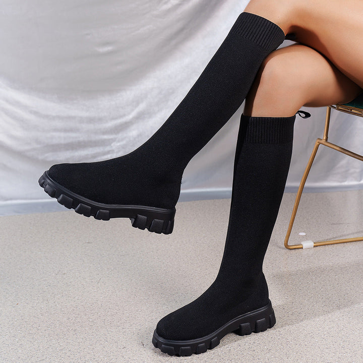 Mila Waltz Over-the-Knee Boots by Belsetta