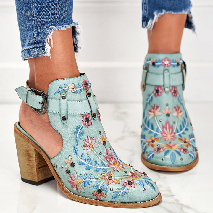 Bonnie Petal Heeled Sandals by Belsetta