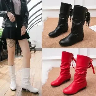 Aster Ballad Mid-Calf Boots by Belsetta