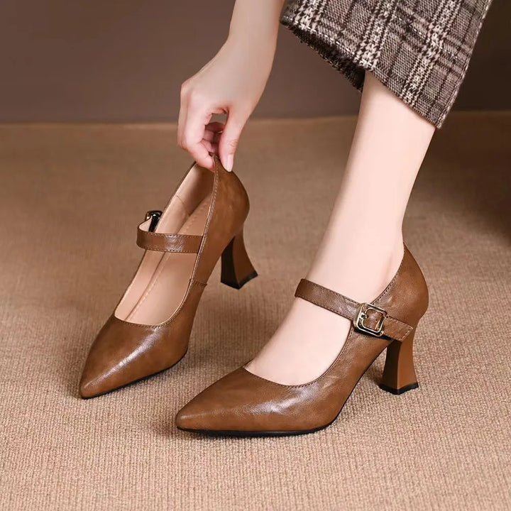 Poppy Bloom Elegant Pumps by Belsetta