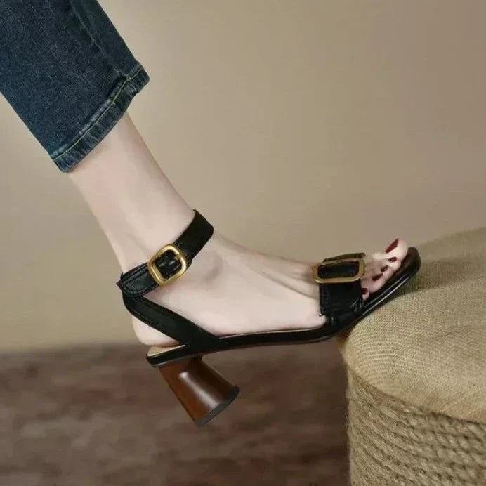 Ruby Waltz Block-Heel Pumps by Belsetta