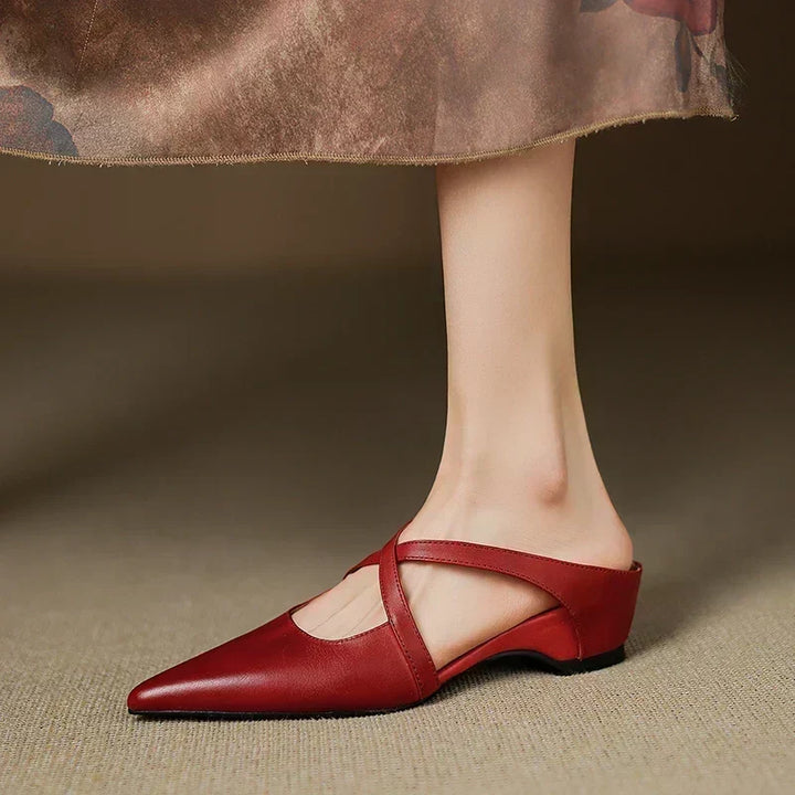 Eden Bloom Heeled Mules by Belsetta