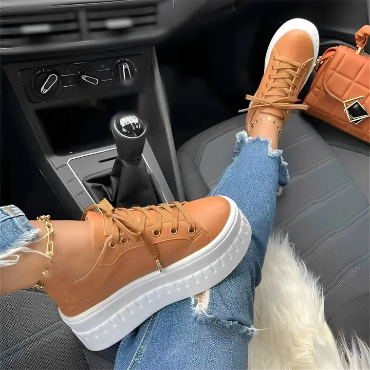 Finley Locket Everyday Sneakers – Brown