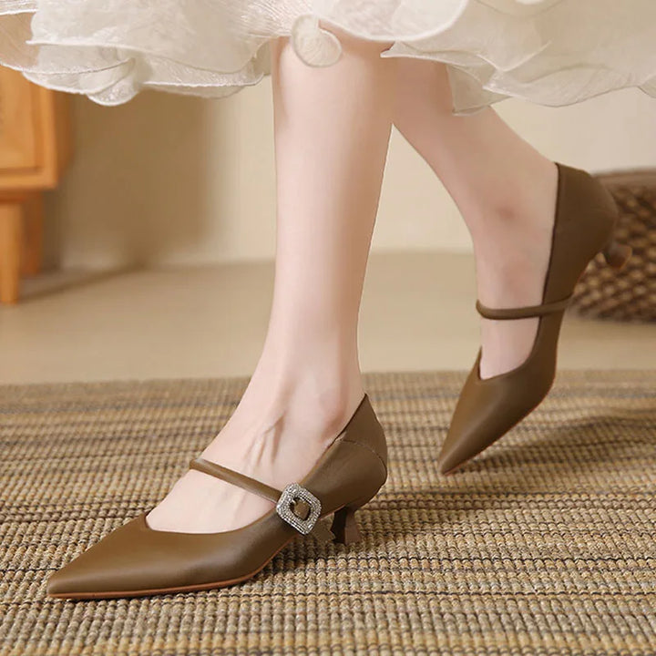 Willa Petal Kitten-Heel Pumps by Belsetta