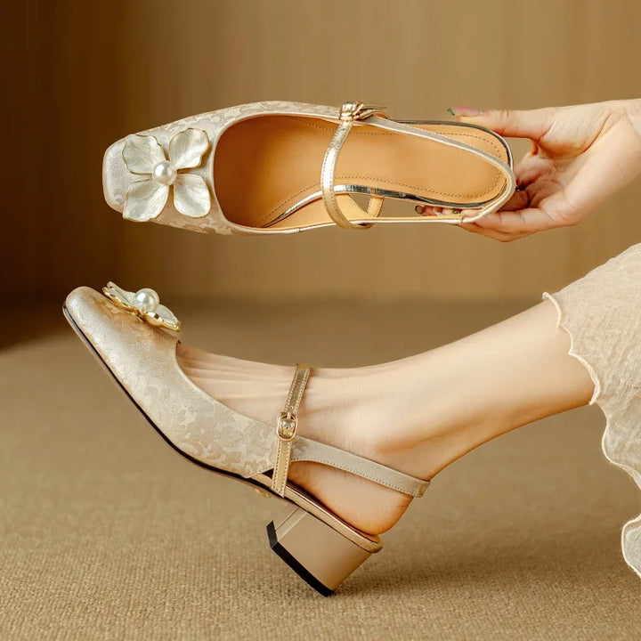 Adeline Petal Slingback Pumps by Belsetta
