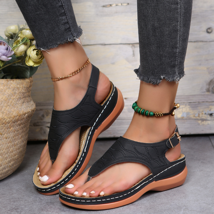 Amelie Petal Casual Sandals by Belsetta