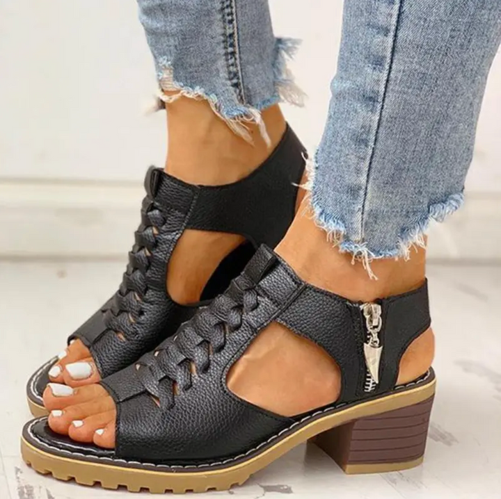 Georgia Ballad Heeled Sandals by Belsetta