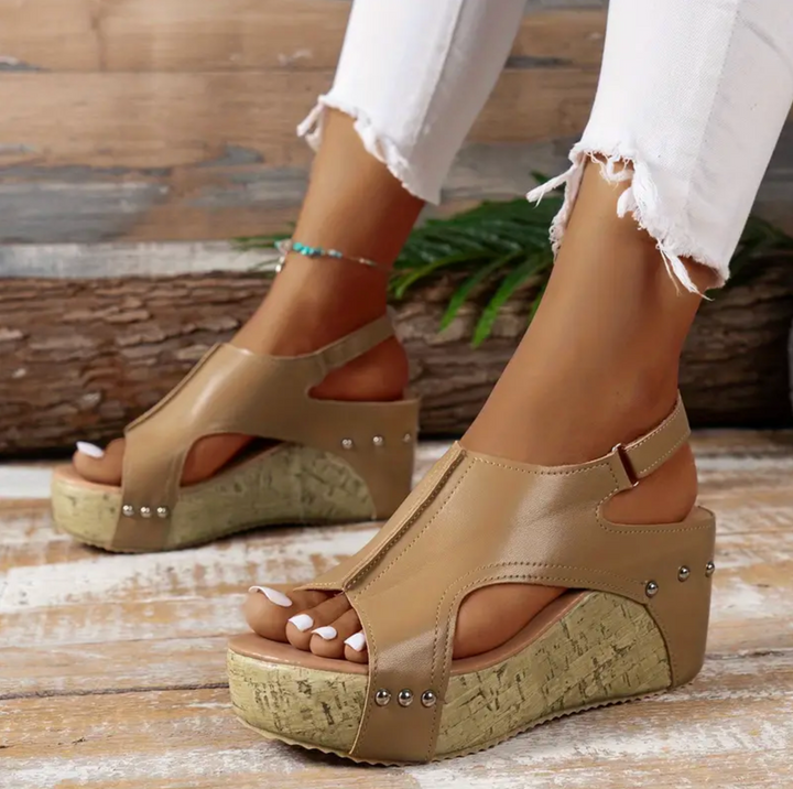 Eden Waltz Wedge Sandals by Belsetta