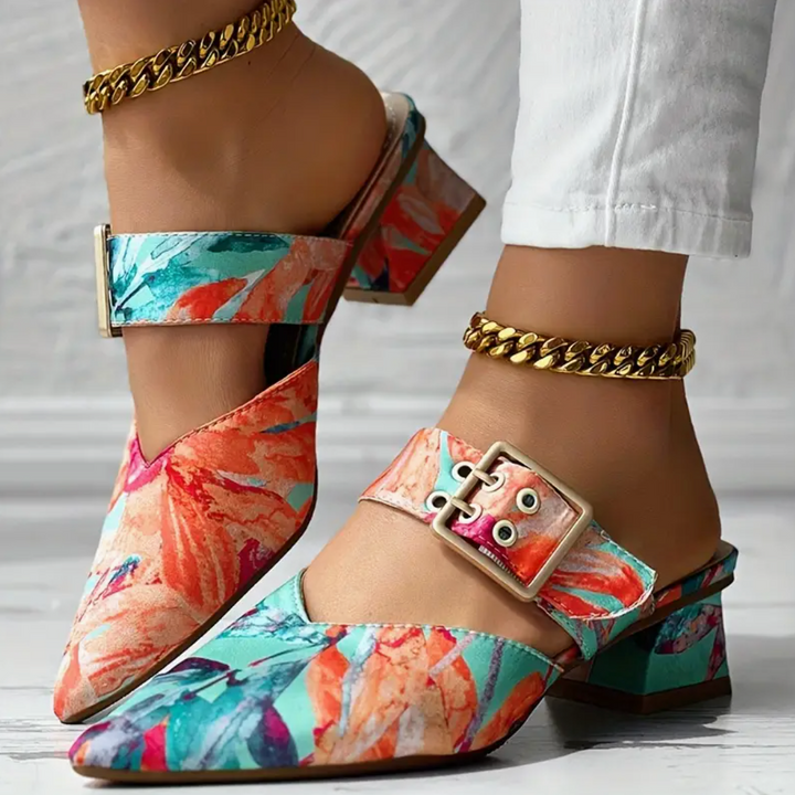 Isla Bloom Floral Slingback Pumps by Belsetta