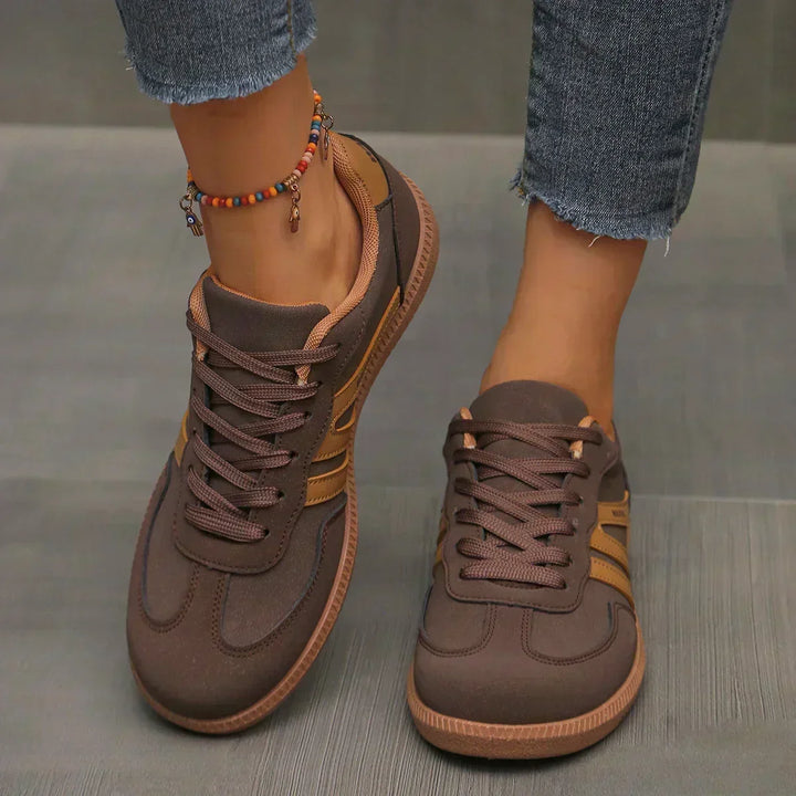 Holly Ribbon Everyday Sneakers – Brown
