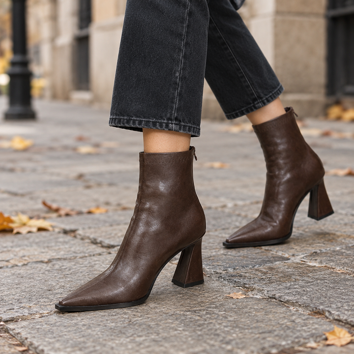 Reagan Posy Winter Boots – Brown