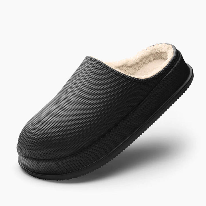 Sloane Locket Indoor Slippers – Black