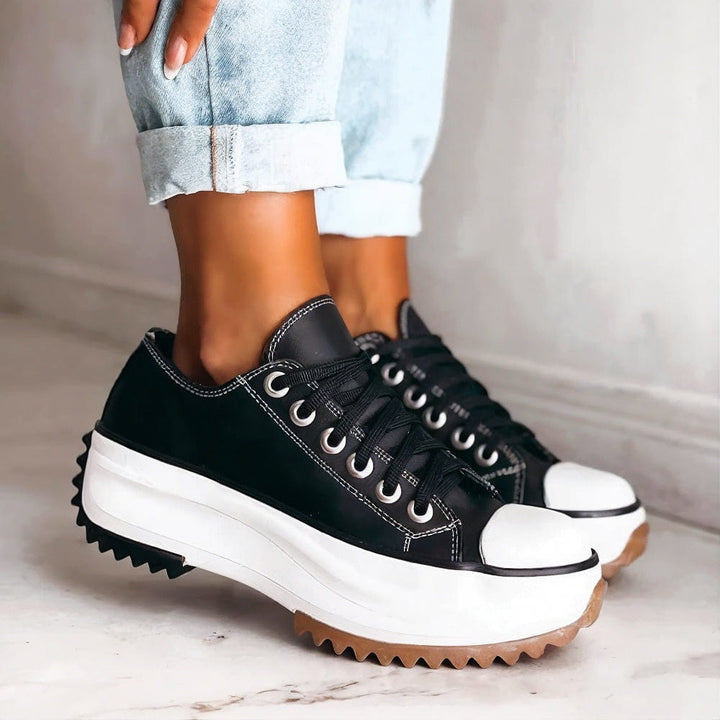 Haven Sonnet Platform Sneakers – Black