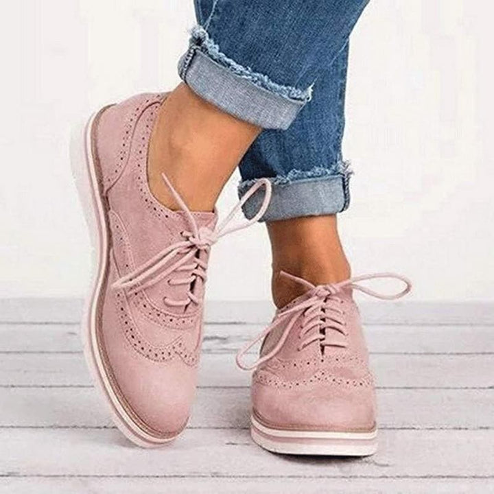 Kennedy Sonnet Derby Shoes – Pink