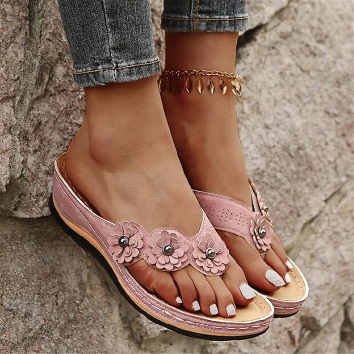 Opal Bloom Thong Sandals by Belsetta