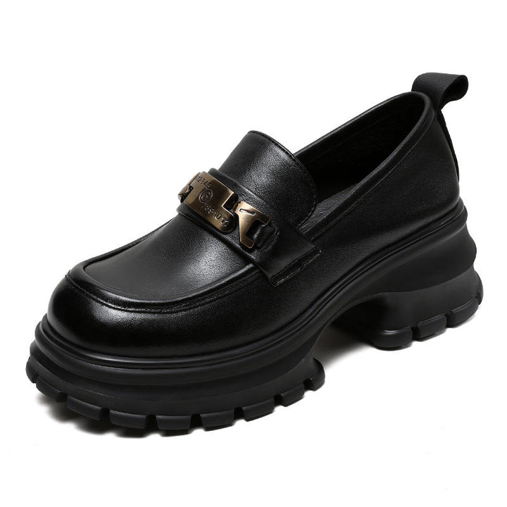 Madeline Locket Loafers – Black