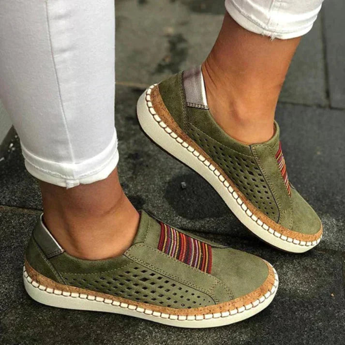 Madeline Sonnet Slip-On Sneakers – Green