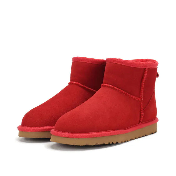 Jade Locket Winter Boots – Red