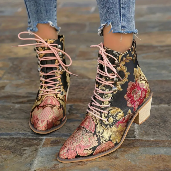 Willow Petal Western Boots by Belsetta