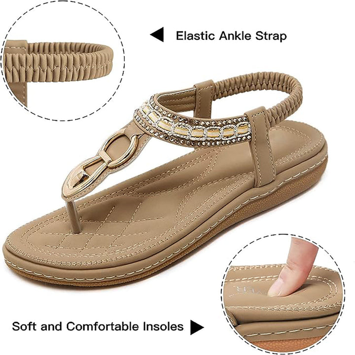 Hattie Sonata Embellished Sandals by Belsetta
