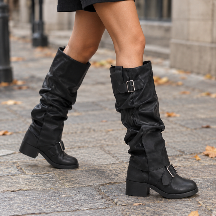 Harper Posy Winter Boots – Black